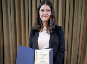 Laureatka stypendium Łódzkiego Stowarzyszenia Pomocy Szkole