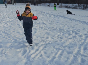 Zima, śnieg i... WF idealny!