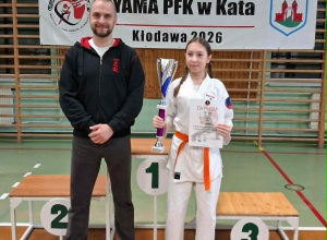 Nasza Julia na podium
